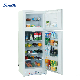  3 Way 170L 225L 280L Upright Home Double Door 12V 24V DC Compressor AC Kerosene LPG Gas Powered Stainless Steel Fridge Absorption Top Freezer Refrigerator