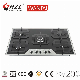  Built-in 5 Burners Gas Stove Cooking Gas Cooktop Tempered Glass Gas Hob Gas