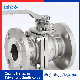 Dico API 150-300lb Wcb/SS304/316 2PC Flange Floating Ball Valve