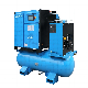  11kw 15HP Intergrated High Pressure Screw Air Screw Compressor with Tank, Line Filters for Laser Cutting Machine