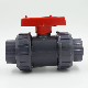 Double Union PVC Check Ball Valve for Agricultural