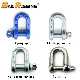  Wholesale Hardware Rigging Electric Galvanized U Shaped Shackle Us Type Steel Drop Forged Screw Pin D Anchor Shackle
