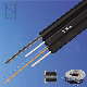 Factory Price LSZH FRP/Steel Optical 1/2/4 Core Flat FTTH Indoor/Outdoor Drop Fiber Optic Cable