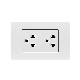  Customized Multi-Functional Wall Double Thailand Socket Light Power Switch Socket