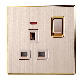 UK Socket 1gang 13A Switched Socket