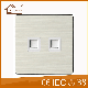  Double Electric Wall Tel Telephone Socket