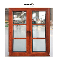 Australian Standard As2047 Custom Commercial Tempered Latest Designs Aluminum Clad Wood Casement Aluminium Profile Tilt and Turn Wooden Energy Efficient Windows