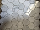  Hexagon/Sexangle Marble Mosaic Natural Carrara White Crafts Artwork