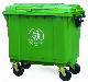 Customizable Color Green Thick Garbage Can with Lid