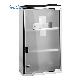  Wall Mounted Lock Stainless Steel Medicine Cabinet First Aid Cupboard Box