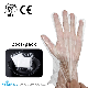  Plastic PE Gloves Disposable Individual Folded Gloves for Hair Dyeing with CE