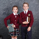  OEM Junior School Uniform Cable British Style Women Men Work Uniform Cardigan Children Boy Girl Style Cotton Sweater Custom School Uniform with Logos