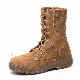 Military Boot with Premium Suede Cow Leather and Fabric manufacturer