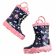  Custom Safety Shoes Fashion Kid Rubber Waterproof Rain Boots