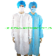  Disposable Non Woven Long Sleeve Protective Lab Coat with Collar