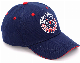  100% Cotton Adjustable Pancake Bill Customer Brand Logo Embroidery Sports Baseball Cap