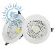 Aluminum Recessed Double Color LED COB Down Light for Engineering, Home Furnishing, Commerical