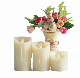  Cheap Battery Operated Pillar Electric Candles Moving Wick/Flame LED Candles