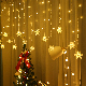 Christmas Lights Outdoor Decor 4meter Droop 0.4-0.6m LED Curtain Icicle String Lights New Year Wedding Party Snowflake Light