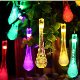  Multi Color Outdoor Solar String Lights with Memory Waterproof Holiday Decoration 50 LED Christmas Decoration