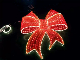 Street Holiday Christmas Decoration Bow Motif Light