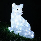 LED Acrylic Squirrel, Battery Powered Little Cute Squirrel for Christmas Decoration