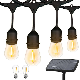 10m 48FT E27 S14 LED Bulb 220V IP65 Waterproof Wedding Party Patio Garden Outdoor Solar UK Au Cafe Festoon String Light