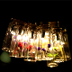 LED Glass Bottle Flower Fairy Lights Outdoor Waterproof Garden Tree Decoration String Lights