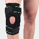  Open Patella Adjustable Knee Support with Side Stabilizers Professional Hinge Knee Support for Men Women