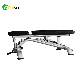 Commercial PRO with Incline and Decline Flat Exercise Adjustable Foldable Dumbbell Weight Bench