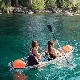 Popular Fiberglass Transparent Kayak with Poly Carbonate Kayak Single/Double Kayak