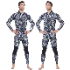 3mm Neoprene Wetsuit Camouflage Long Sleeve Diving Sportwear for Men