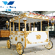  Fancy White Royal Coach Golden Horse Carriage Wagon