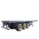 Vehicle Master 30 40 50 60 70 80 Tons 2 3 4 Axles 20 40 45FT Flatbed Container Truck Semi Trailer