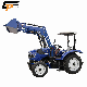 China Agricultural Machinery Manufacturer 60HP 4X4 Small Compact Garden Yto Mini Farming Tractor with Front End Loader Backhoe Attachment Price for Agriculture