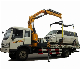  FAW 3-10 tons Road Wrecker Mounted Articulated Boom Crane Rescue Truck