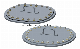 Marine Boat Steel Watertight Manhole Cover for Ship