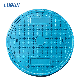  China Wholesales with Lock C250 Heavy Duty Highway Use Dia780mm Plastic/Resin/Fiberglass/FRP/GRP Round Manhole Cover for SMC/BMC