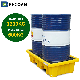 New Plastic Durable Use Emergency Oil Leakage 2/4 Drum Oil Secondary Containment Anti-Split Pallet Spill Tray Spill Pallet Plastic Pallet