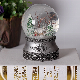  Customized Resin Snow Globe with Music for Christmas Deco