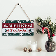 Rustic Merry Christmas Wooden Hanging Sign for Home Window Wall Farmhouse Indoor Decoration