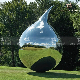 Customized Mirror Polished Stainless Steel Sculpture for Artist