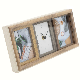 MDF Wooden Digital Printing Multifunctional Photo Frame with Real Clock