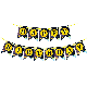 Happy Birthday Letter Party Happy Birthday String Flag Decoration Banner Puller