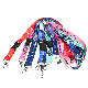  Promotional Custom Designer Woven Lanyard Polyester Jacquard Neck Lanyard with Eagle Mouth Hook