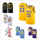 Custom Customized Lakers Jerseys 23 Lebron James Basketball Jerseys manufacturer