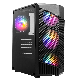 Modern New ATX Acrylic Metal Mesh RGB Gaming Computer PC Case