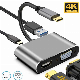  Ultra HD 4K Type-C to Hub Pd HDMI+VGA+USB Adapter 4 in 1