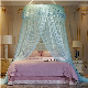 Home Bed Net Simple Romantic Style Round Top Summer Mosquito Net