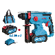  Fixtec Industrial 20V Cordless Brushless SDS Battery Rotary Demolition Hammer Drill 22mm Concrete Breaker Machine